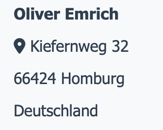 Kontaktdaten